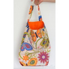 Veľká nákupná taška - Na lúke / motýle